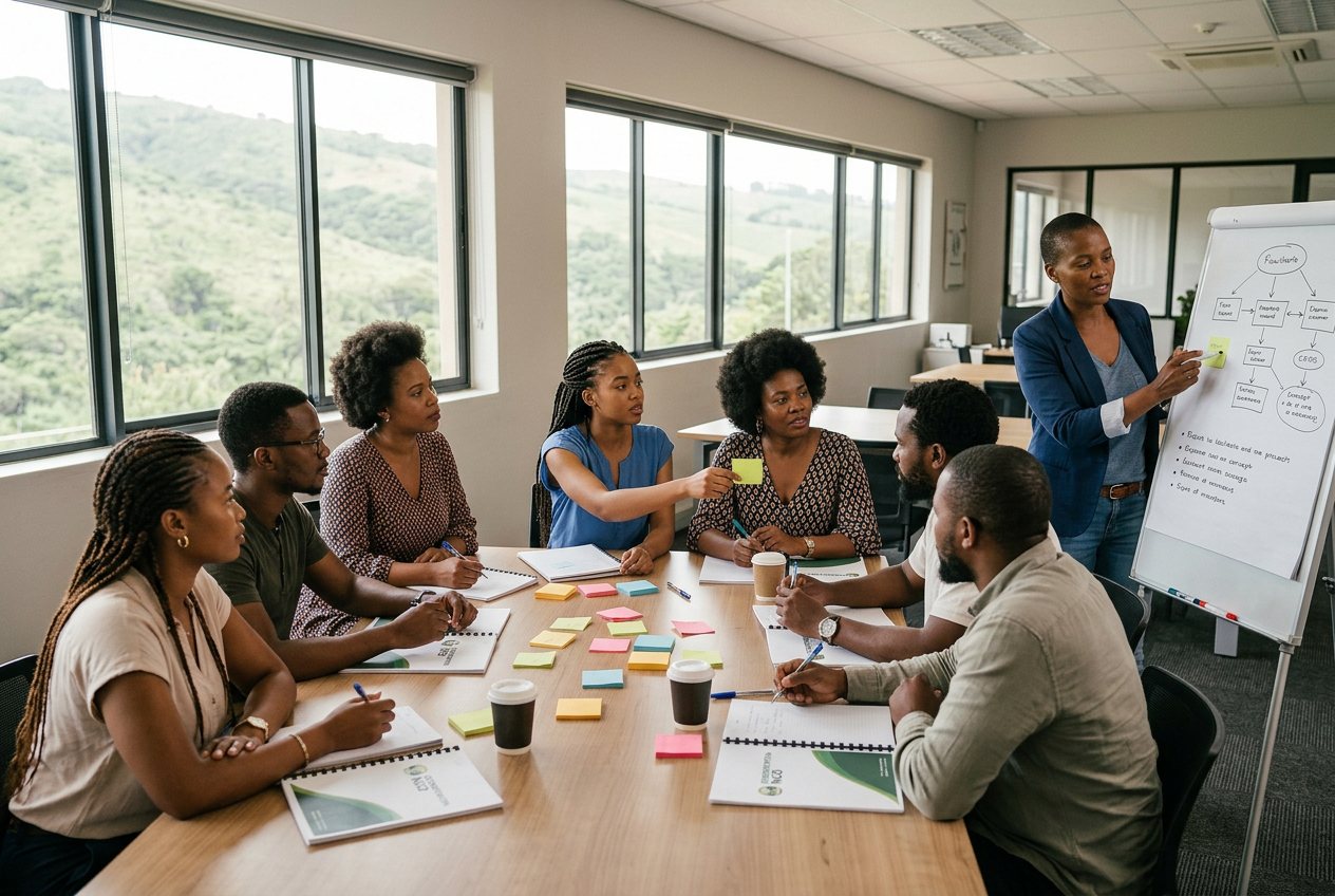 An organisation team session